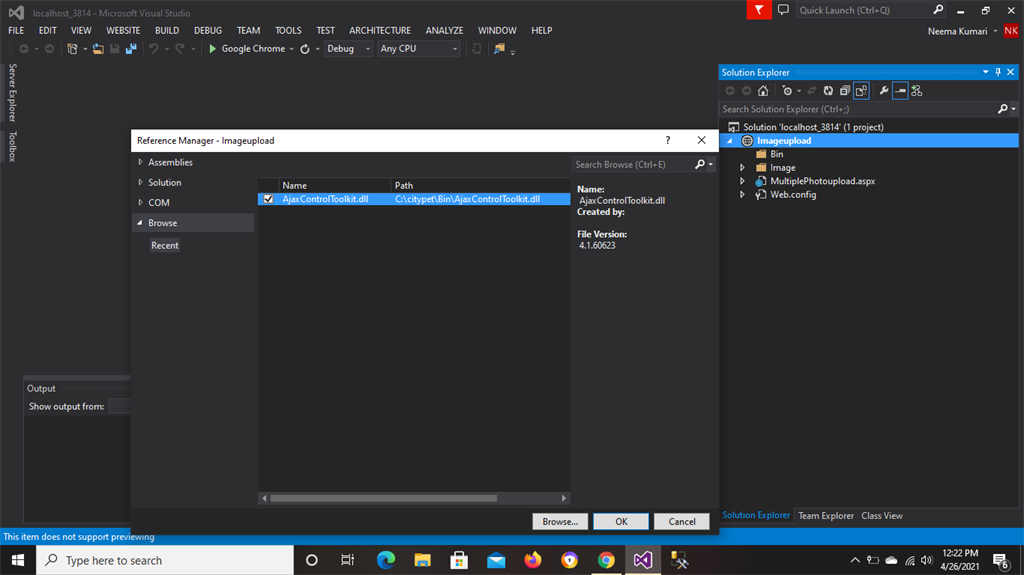 Multiple Image Upload Using File Upload In ASP.NET C#